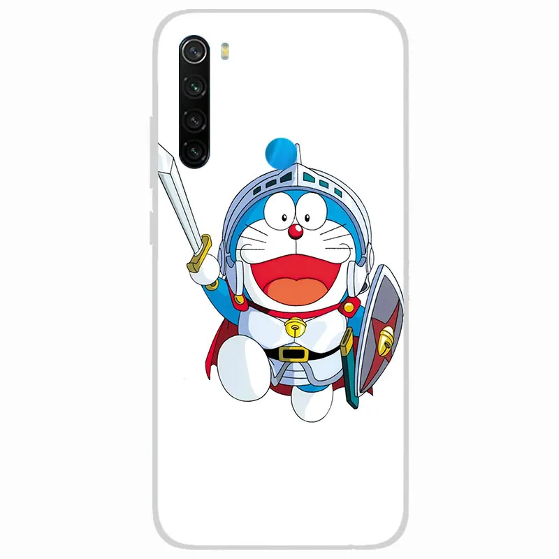 Силиконовые чехлы для Xiaomi redmi Note 8 pro 7 6 5 4x чехол 7a k20 Doraemon Аниме Матовый силиконовый