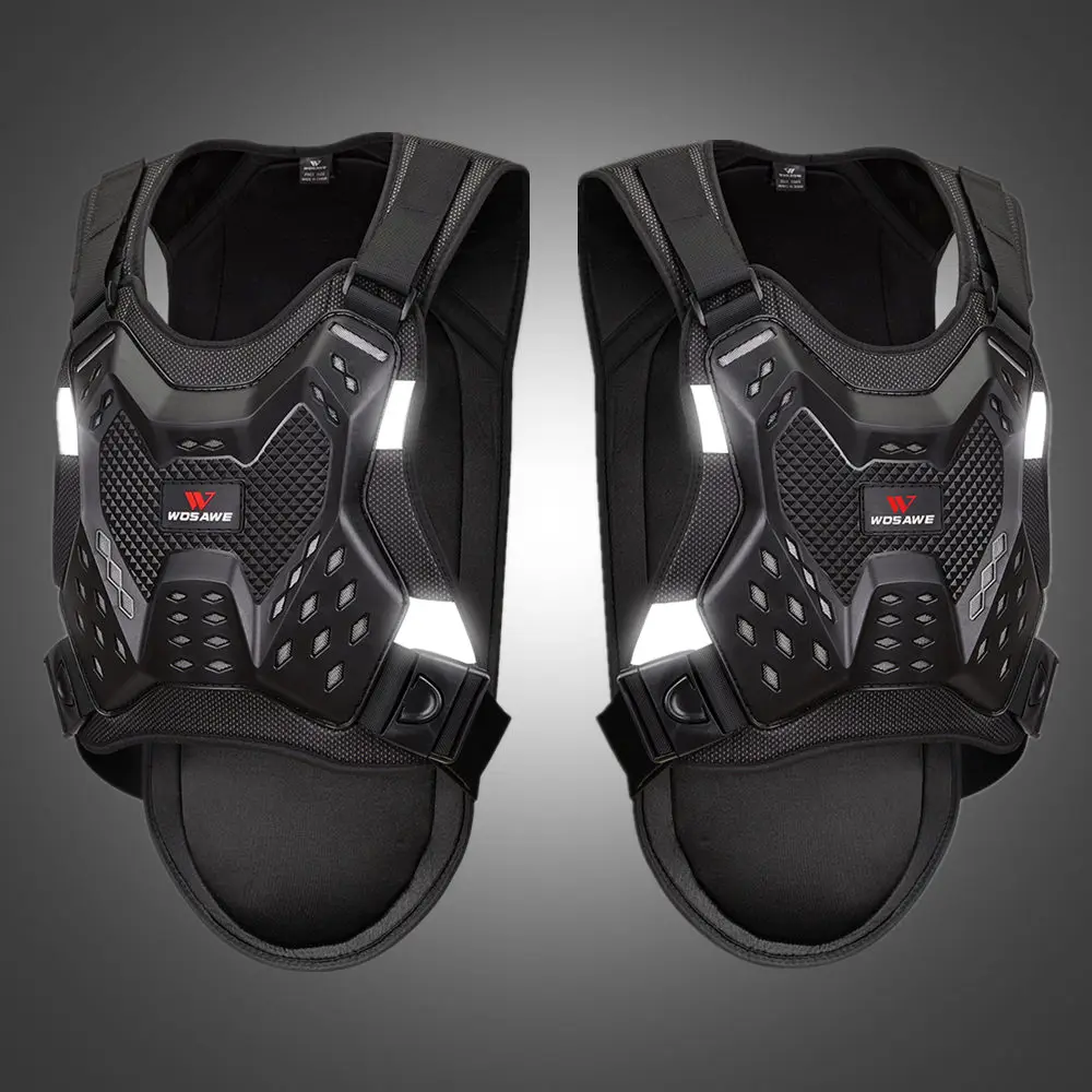 WOSAWE Защита спины Поддержка без рукавов велосипедная ветровка защита для колена