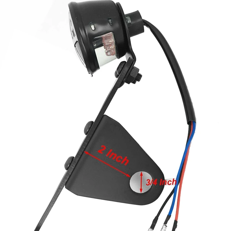 

Motorcycle Side Mount Tail Light License Plate Bracket