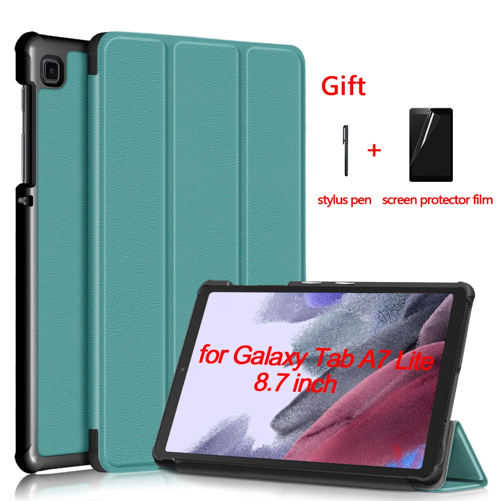 

Чехол для Samsung Galaxy Tab A7 Lite 8,7 дюйма, тройной складной чехол-подставка для Samsung Galaxy Tab A7 Lite 8,7 2021
