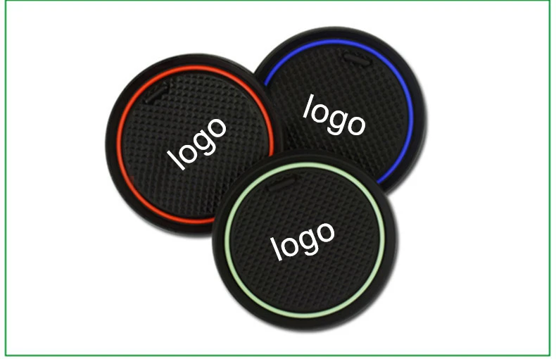 2 шт. силиконовых кейсов RDESIGN автомобиля подставки под чашки коврики-держатели