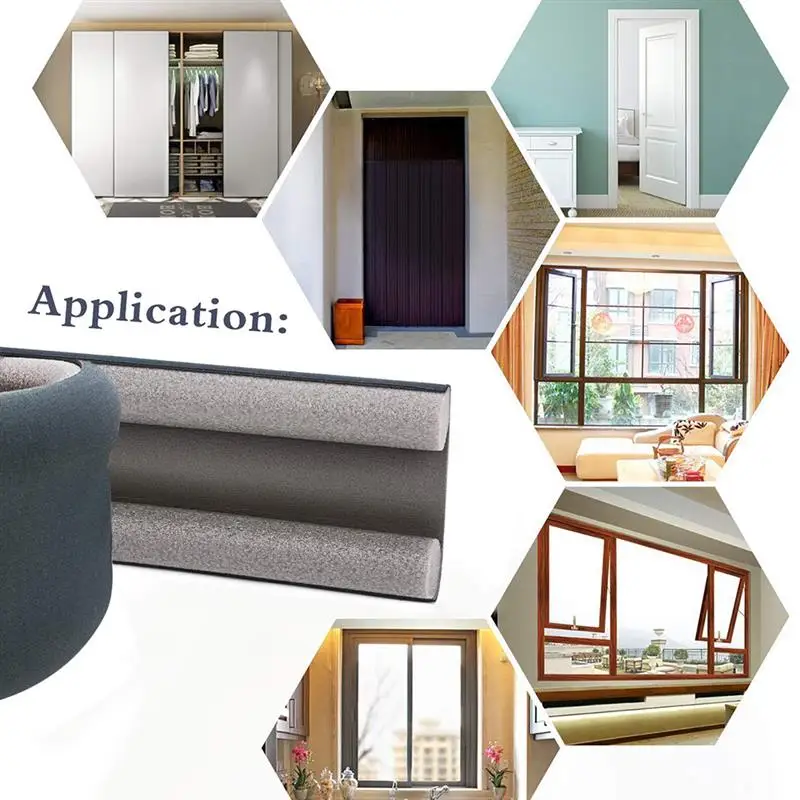 

Door Blocker Foam Bottom Doorstop Home Gate DIY Sealing Strip Universal Door Bottom Guard Bedroom Household Dropping