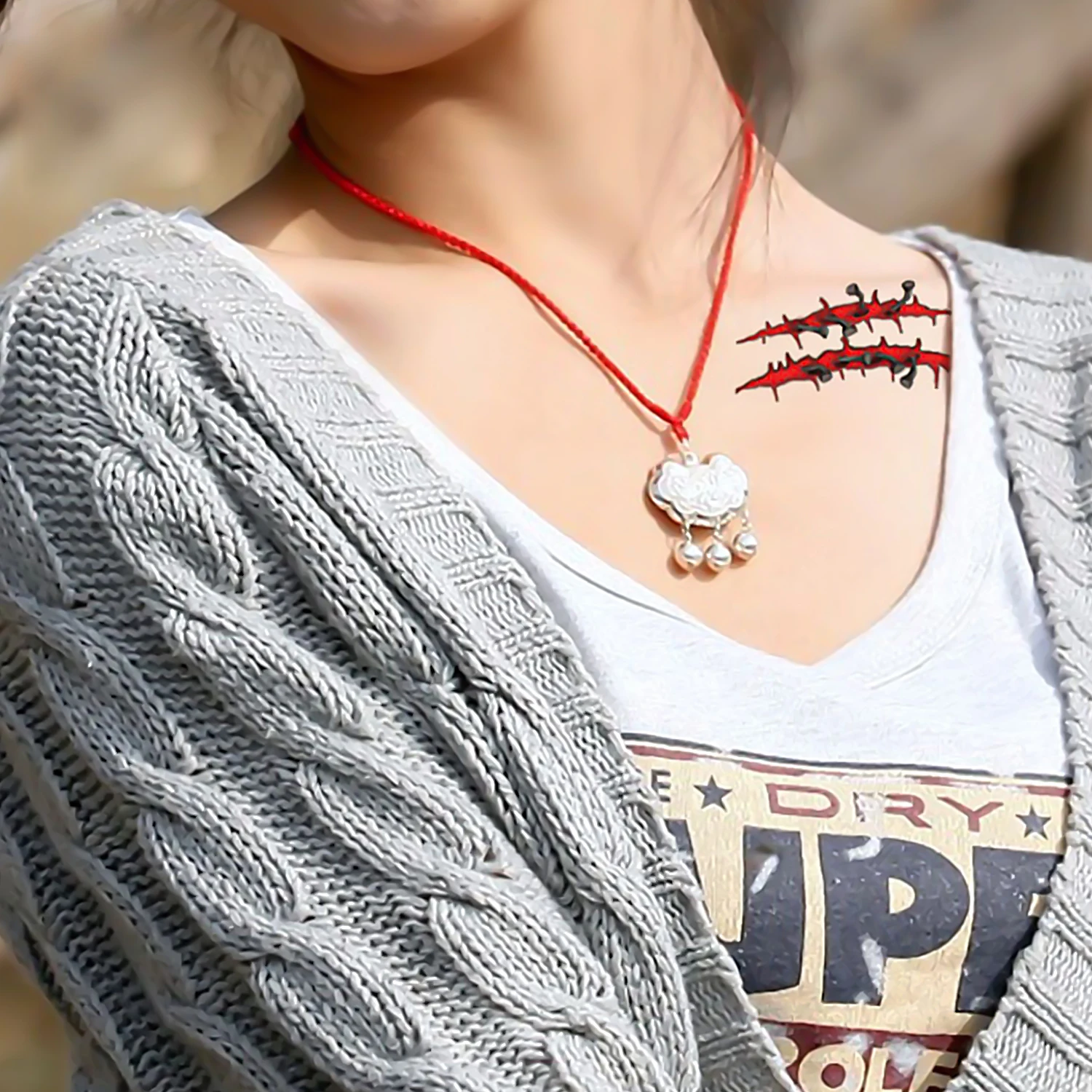 4 листа водостойкие временные тату наклейки|Трафареты для татуировок| |