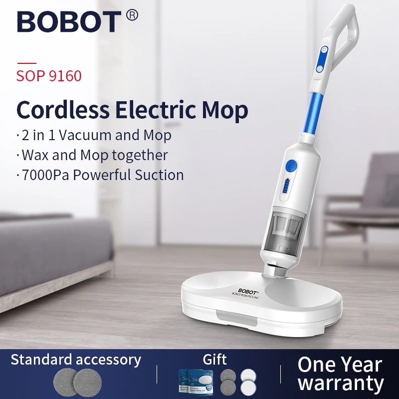 BOBOT SOP 9160 Многофункциональный пылесос швабра интегрированная с 3 сменными