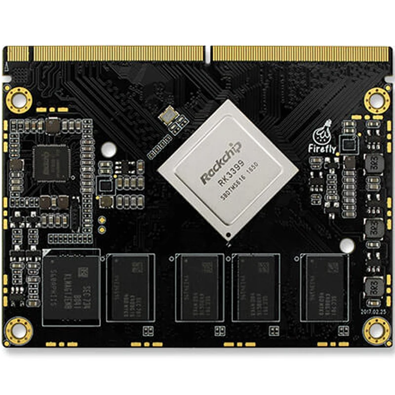 Основная плата RK3399 Core-3399J Промышленная плата для ПК A72 + A53 Шестиядерный 64-битный 2,0 ГГц Поддержка нескольких ОС Ubuntu Android 2 ГБ + 16 ГБ (art.: 3920ccf745239) - 3920ccf745239