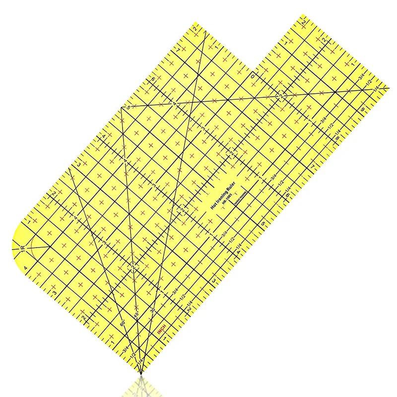 

Newly Hot Ironing Ruler High Temperature Resistance Ruler Measuring Handmade Tool DIY Craft Supplies for Sewing