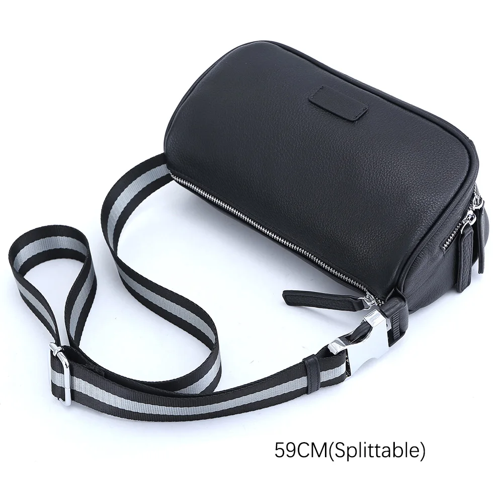 Сумка нагрудная Zency женская из натуральной кожи Простой повседневный мессенджер