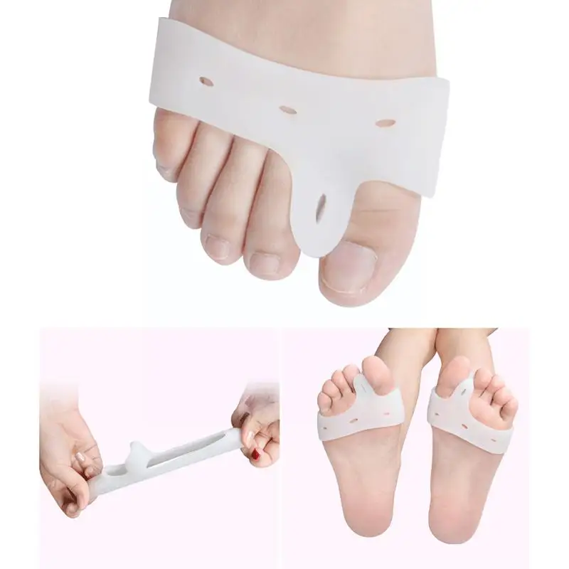 

Silicone Toe Orthopedic Separators Gel Stretchers Straightener Corrector Tools Hallux Care Valgus Orthopedic Foot Bunion To Q6w1