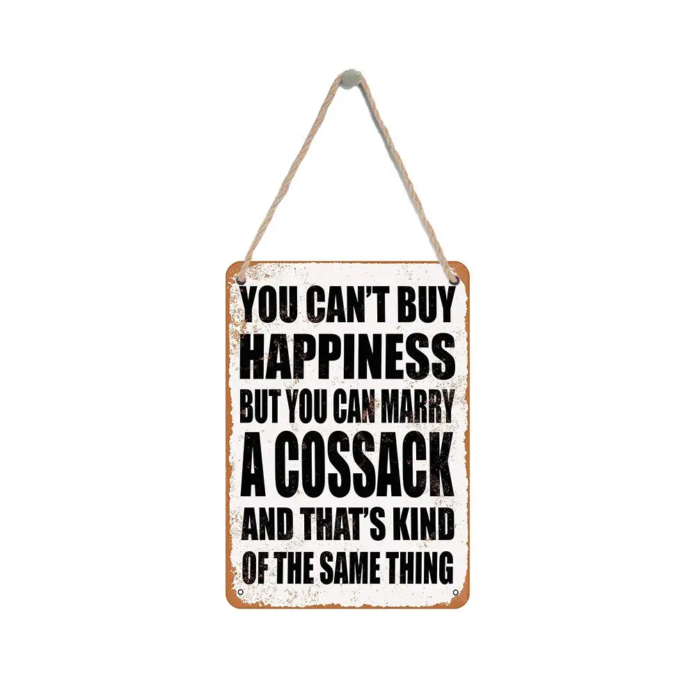 

Isaric деревянный подвесной знак 8X12 дюймов вы не можете купить счастье, но вы можете выбрать Забавный деревянный знак козла