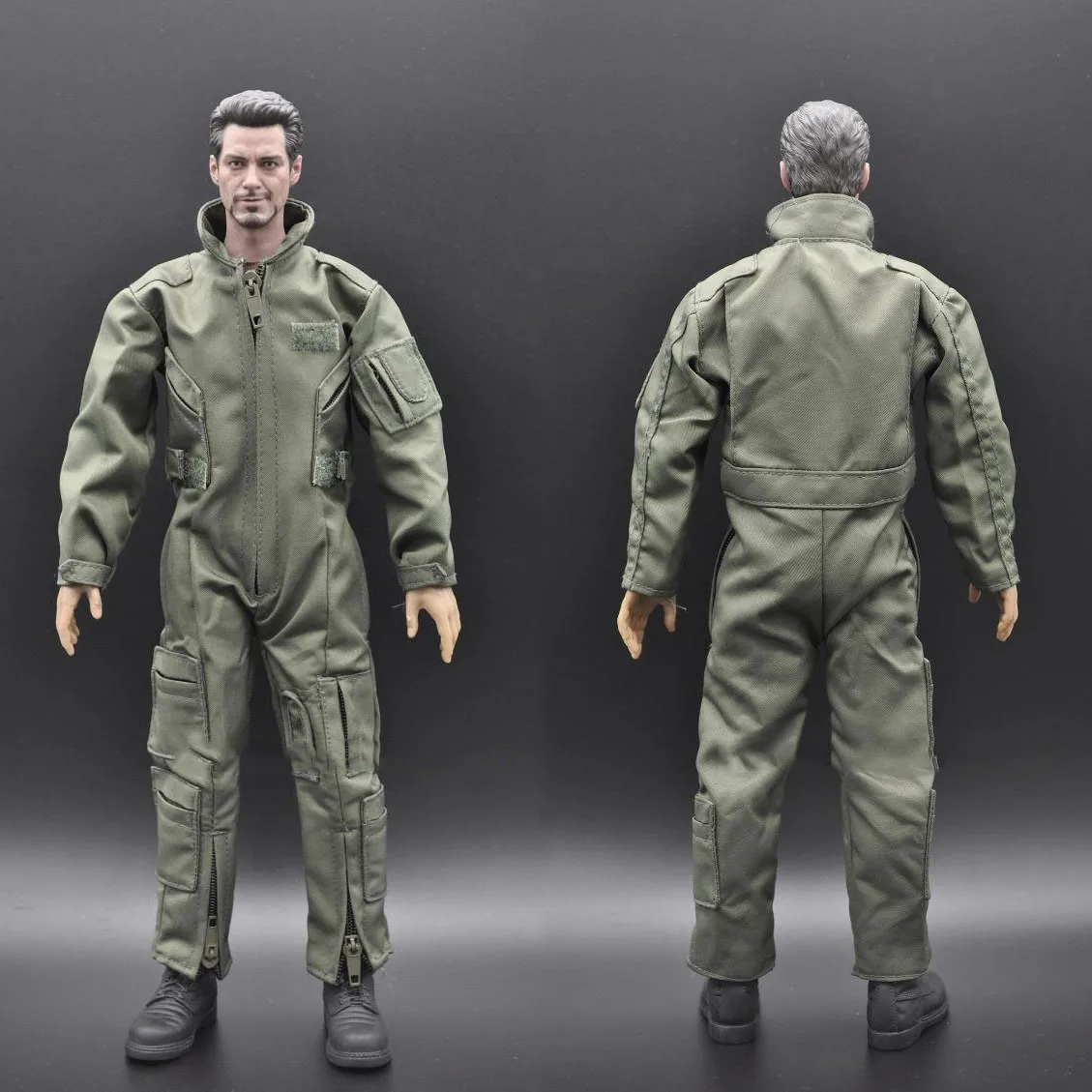

1/6 США спецназ пилот боевой костюм цельный униформа одежда подходит для 12 дюймов мужской солдат экшн-фигурка тела