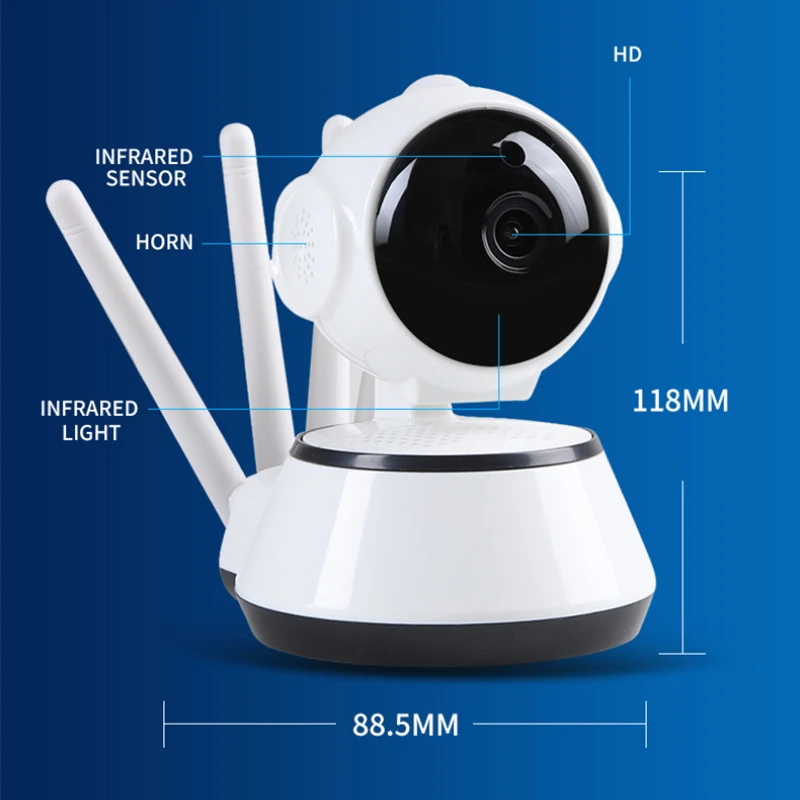 720P IP Камера WI-FI Беспроводной умный дом безопасности CCTV Мини радионяня защиты |