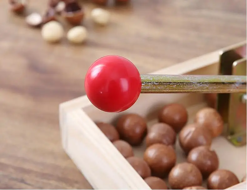 Зажим из орехового дерева Macadamia гайка инструмент открытия гайка щипцы для орехов обрубка машина ручная гайка орехокол машина для изготовления крекеров орехокол для грецких орехов