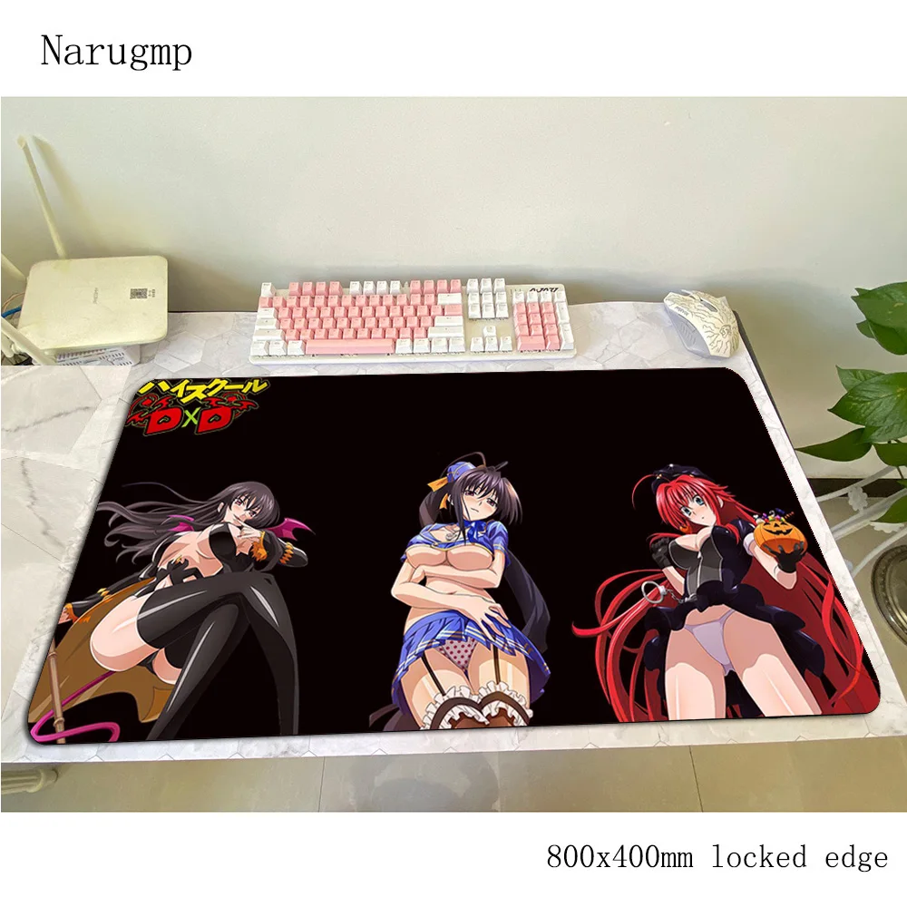 Игровой коврик для мыши dxd 80x40 см игровой подарок мальчика геймер компьютерный