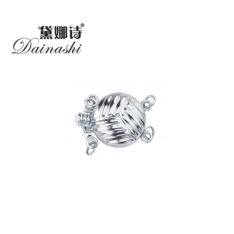 Ожерелье Dainashi из 14-каратного золота 7-8 мм AAA Качество двухжильный Белый