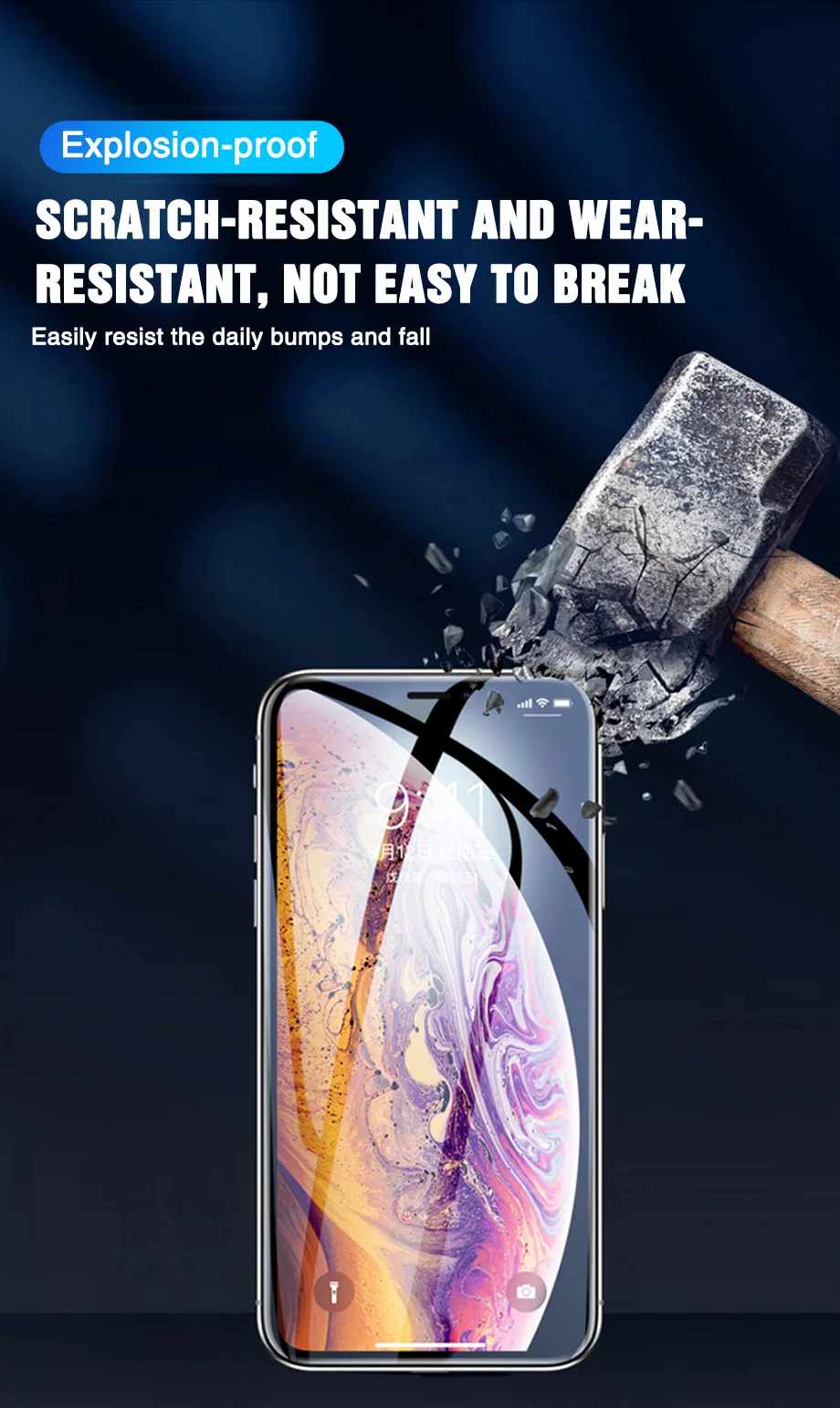 35H закаленное стекло на iphone 11 5 6 7 8 Plus протектор экрана на iphone X XR XS MAX стекло на iphone 11 PRO MAX