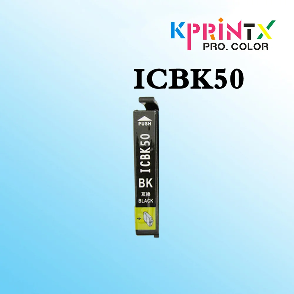 Совместимый Черный чернильный картридж для IC50 IC 50 ICBK50 ICC50 ICM50 ICY50 EP