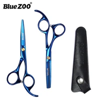 5 5 professional hairdressing scissors thinning shears set hair cutting scissors with leather case barber scissors styling tool