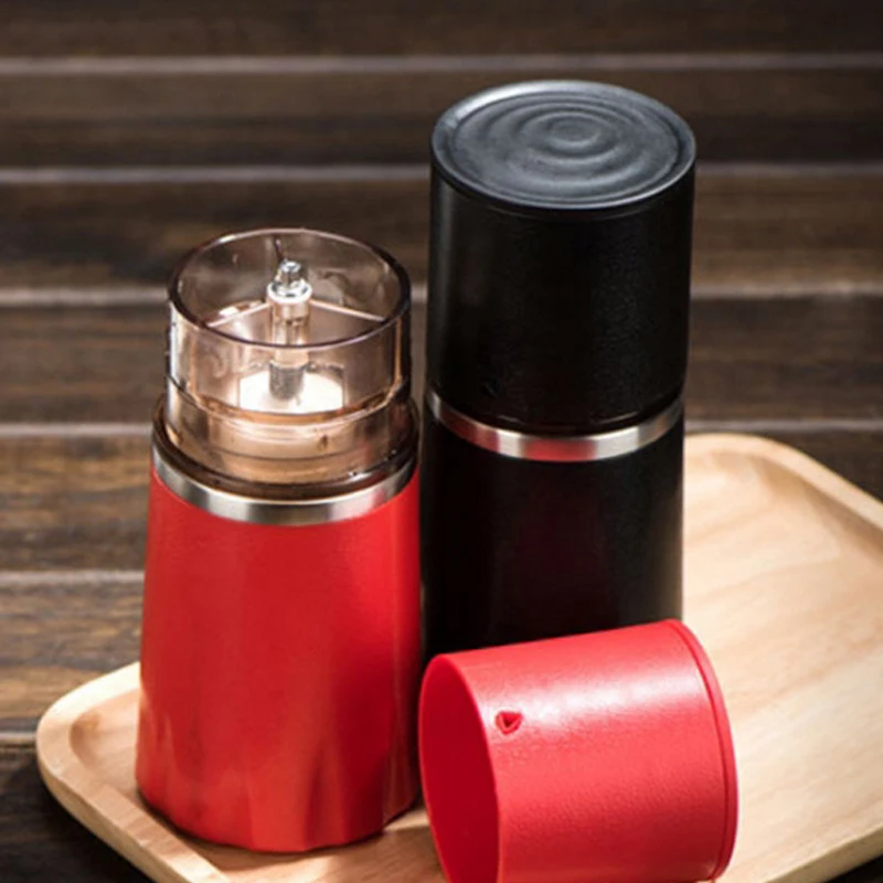 Offerte 4 In 1 Portatile Manuale Di Caffè Macchina Da Caffè Smerigliatrice Mulino A Mano Pressione Macchina Per Caffè Espresso Chicco Di Caffè Smerigliatrici Premendo Bottiglia Pentola