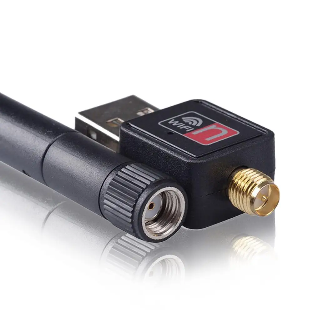 Мини USB беспроводная WiFi сетевая карта 150 Мбит/с 802.11n/g/b w/антенна LAN адаптер| |