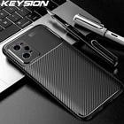Ударопрочный чехол KEYSION для Realme GT Neo 2 2T 5G роскошный мягкий силиконовый чехол из углеродного волокна для телефона OPPO Realme C11 2021 C25S