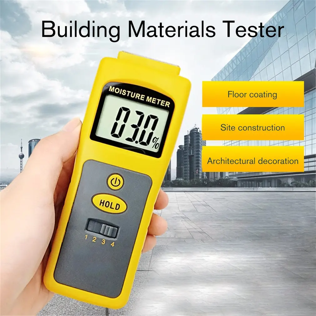 Строительные материалы Измеритель температуры и влажности цифровой измеритель