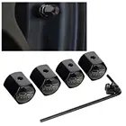 4 шт., чехол сердцевина клапана шины, универсальный колпачок OZ гоночного стиля с логотипом OZ, с защитой от кражи, на палец, колпачок на клапан автомобиля