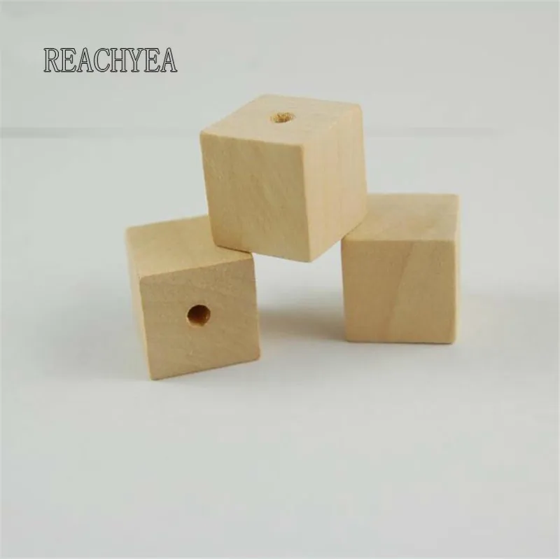 10 шт. 20*20 мм/25*25 мм незавершенные Квадратные деревянные песочные часы с отверстием