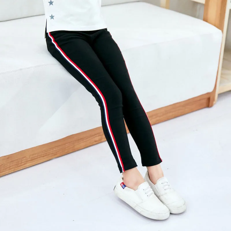 Мальчики и девочки мода полосатые леггинсы Дети брюки девушки | Мать ребенок