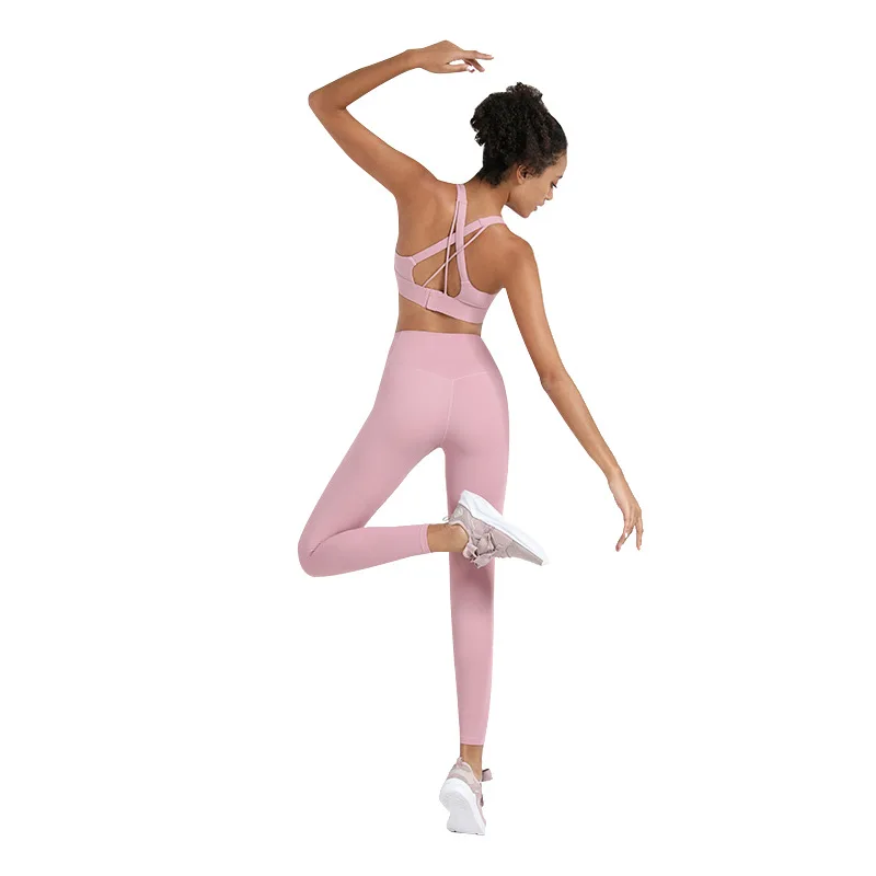 

2021 Sportswear Yoga Sets for Fitness Women Tracksuit Gym Wear Suit Running Clothing Outfit 2peice Sport Bra Pant Suit