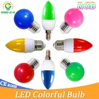 Светодиодная свеча E27 E14 3 Вт, светодиодная лампа G45 C35 RGB, цветная светодиодная лампа SMD 2835, 220 В, 240 В переменного тока, лампочки с круглыми лампочками для домашнего декора