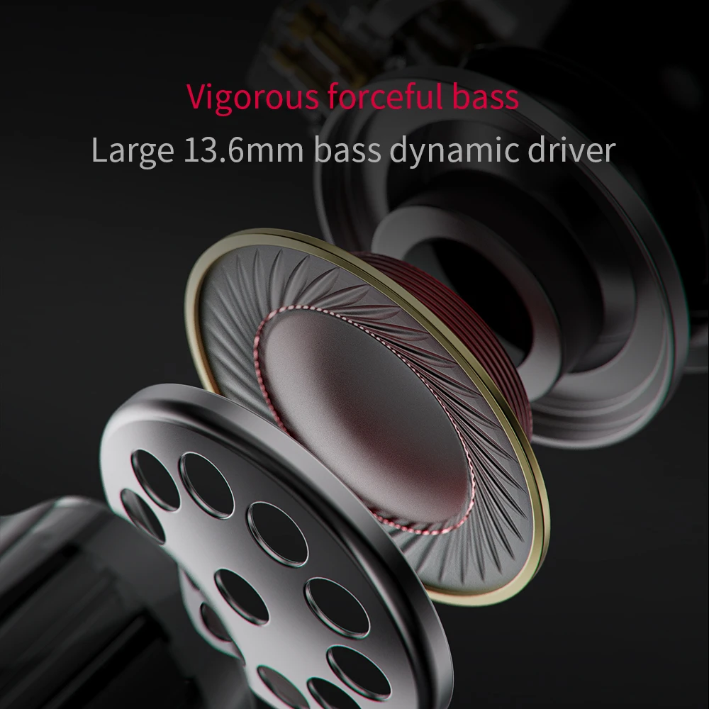 Наушники-вкладыши FiiO JadeAudio JH3 1DD + 2BA гибридные Hi-Fi наушники-вкладыши IEM музыкальные