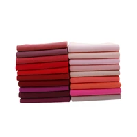 width 62 1x1 pink series simple elastic rib pure cotton fabric by the yard for neckline cuff accessories material