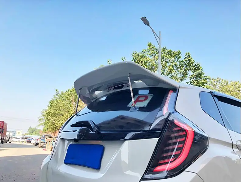 ABS автомобильные задние крылья для багажника модель JDM ДЛЯ Honda JAZZ FIT GK5 2014 2015 2016 2017