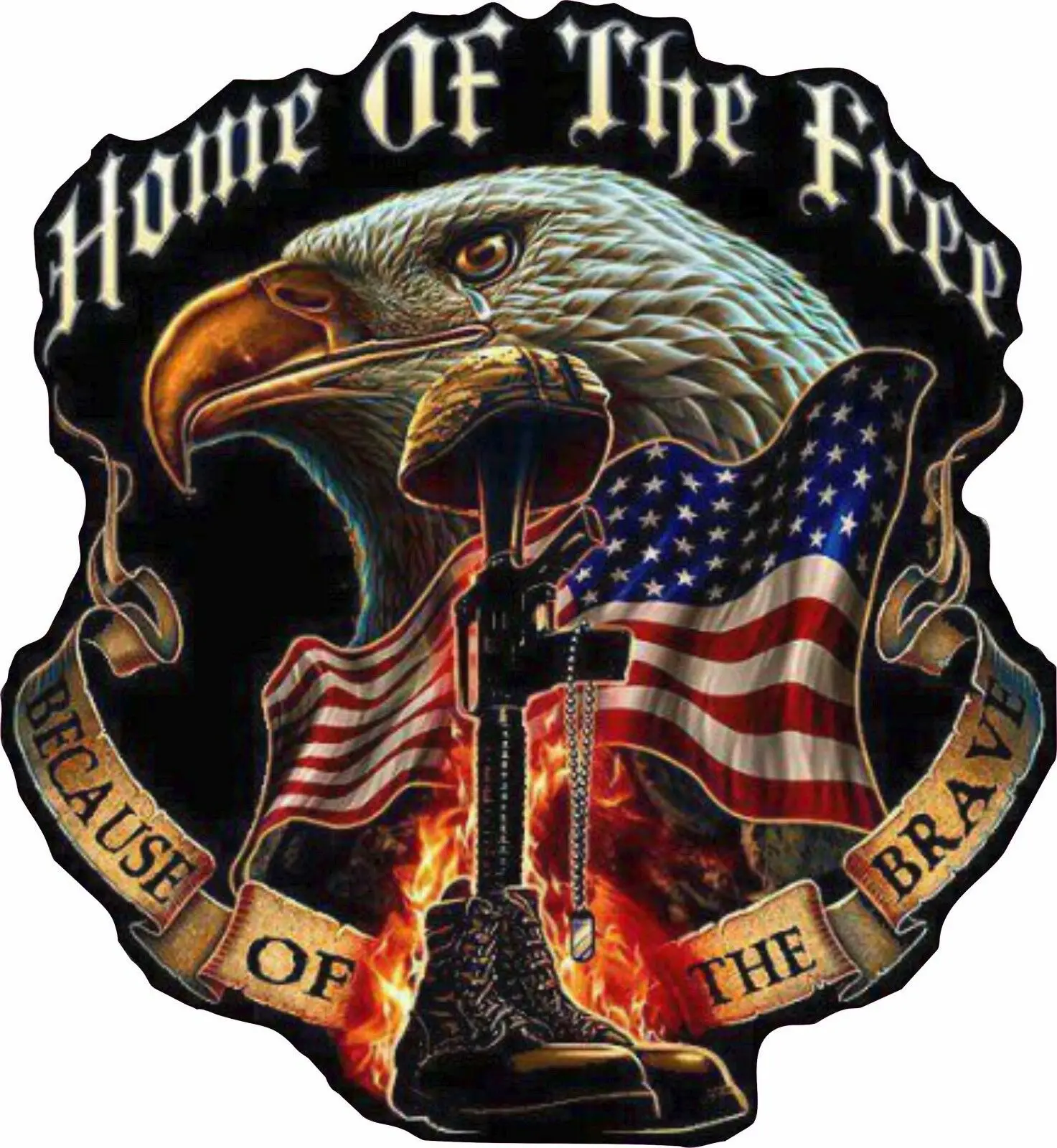 Домашние свободные из-за храбрости ящик для инструментов бампер наклейка