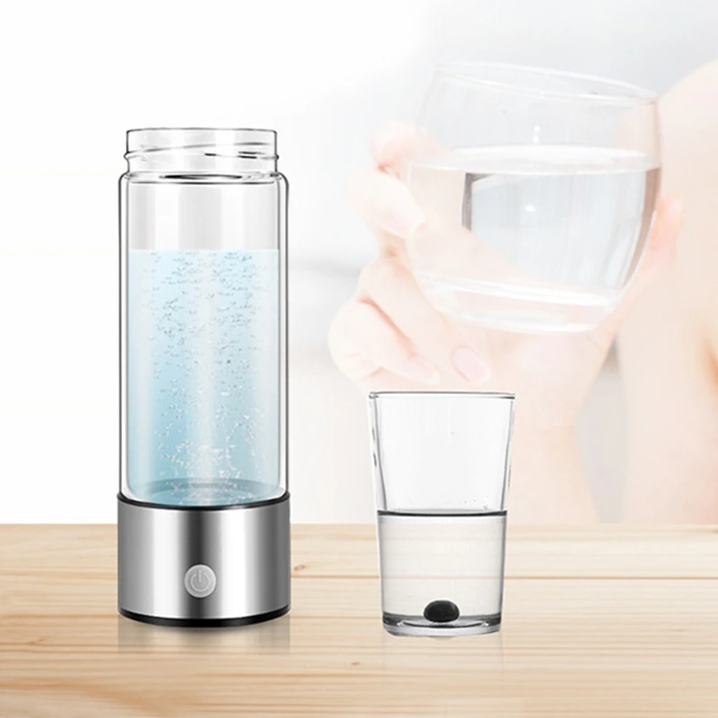 

2021 New Portable Hydrogen Generator Cup 420ml Water Filter Ionizer Pem Rich Hydrogen