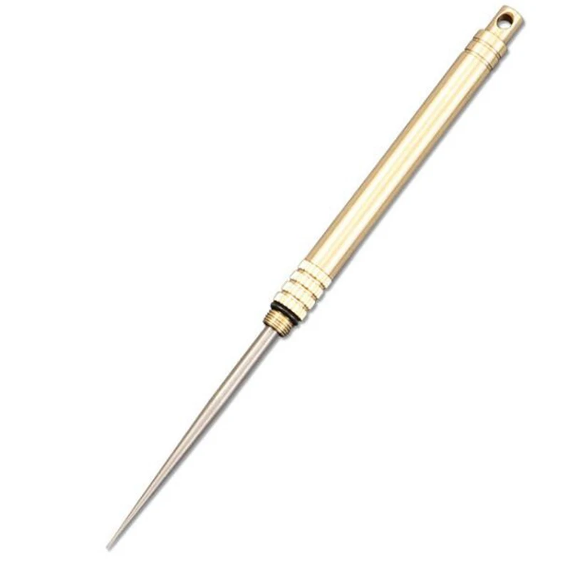 Новинка латунь портативный водонепроницаемый склад титановая зубочистка