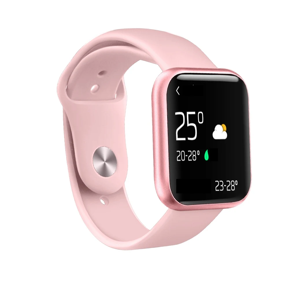 P80 модные часы Smart Watch Для мужчин женщин IP68 Водонепроницаемый полный сенсорный