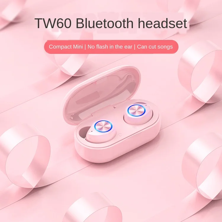 Новая explosion TW60 Bluetooth гарнитура TWS Беспроводная в ухо бинауральная 5 0 Macarons частный