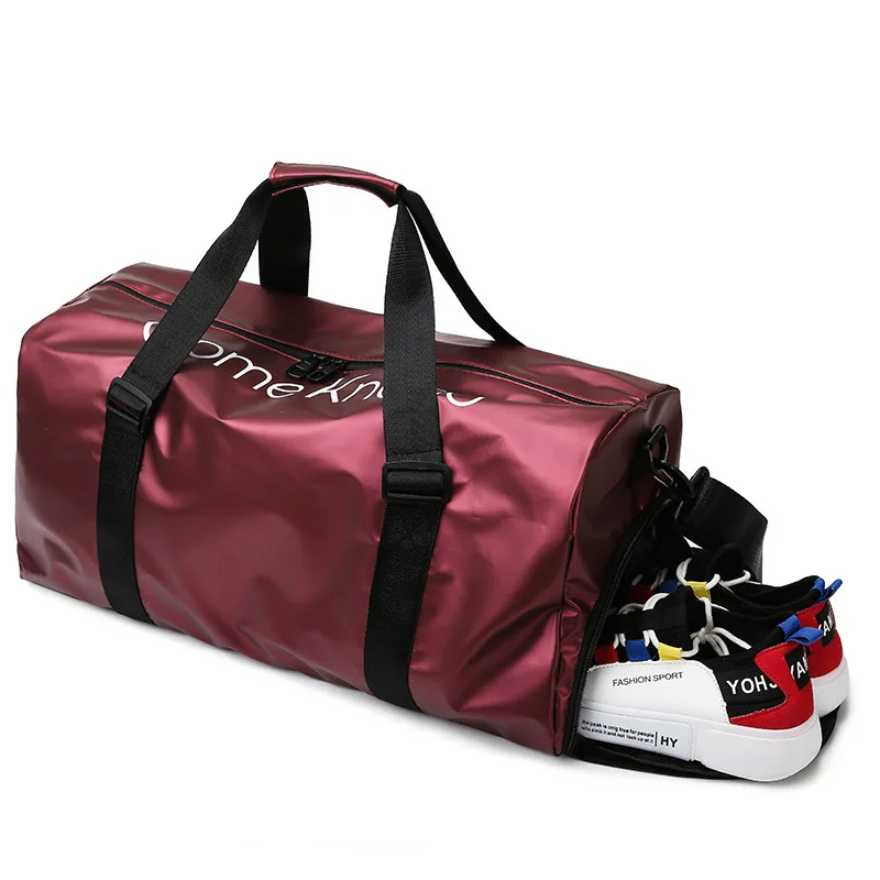 

Hot Sale Sports Gym Bag Portable Light Carrying Bag Dry and Wet Separation Yoga Training Luggage Bag Shoe Position Large Capacit