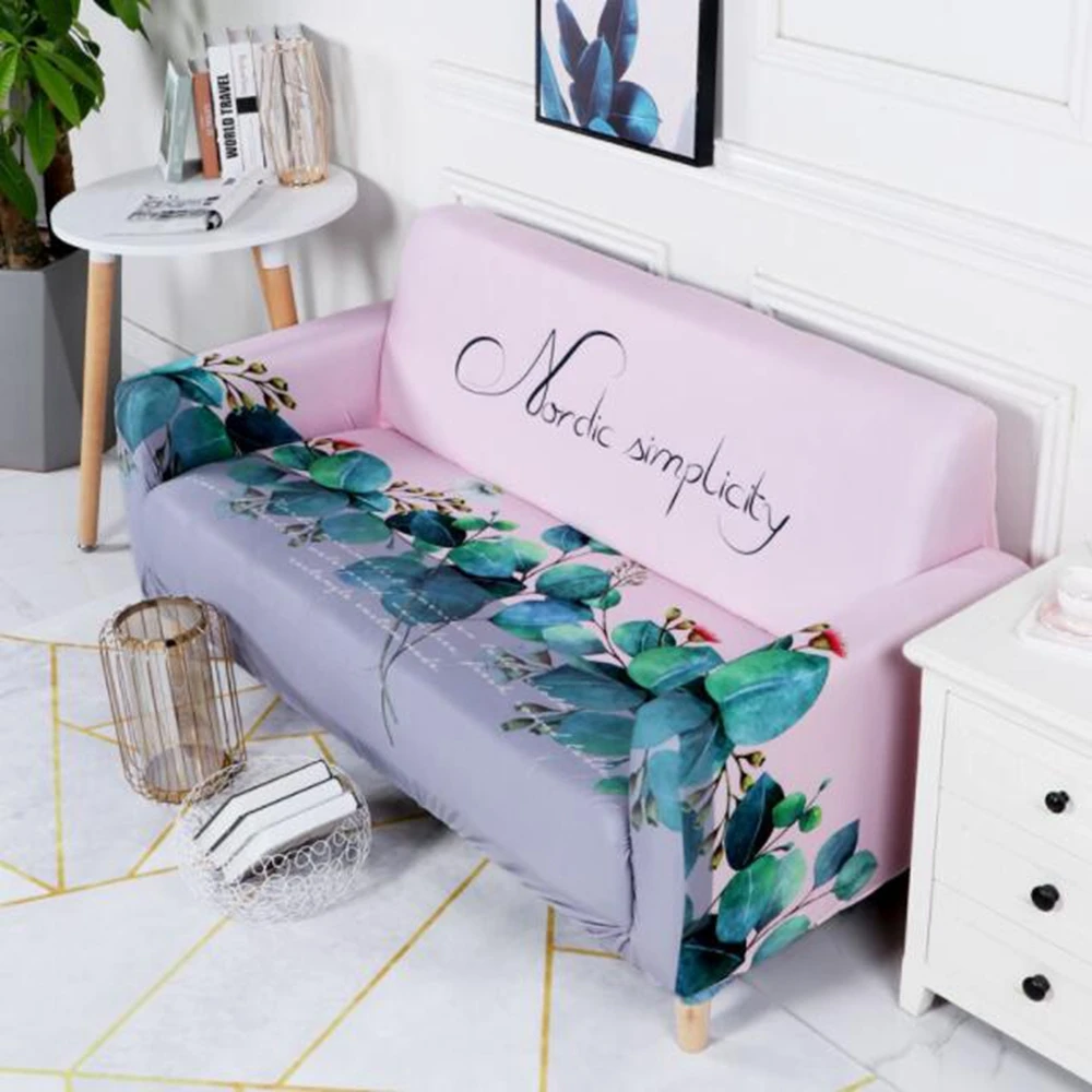 Универсальная Геометрическая покрывала для дивана стрейч полоса Печать