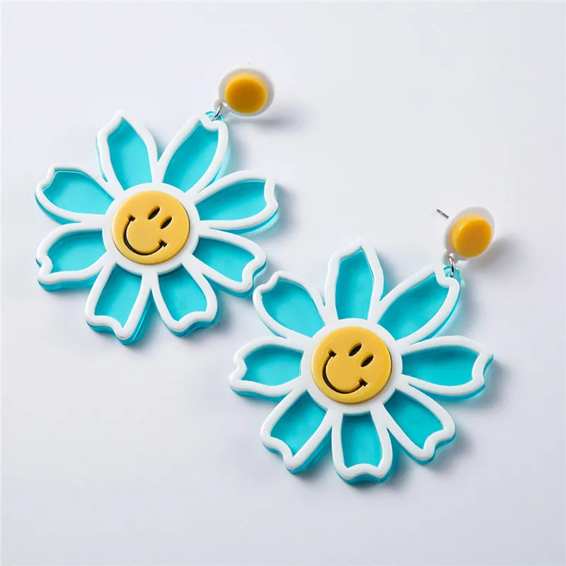 Серьги Модные женские в европейском стиле изящные пластиковые сережки с