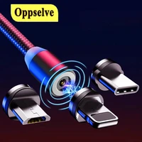oppselve magnetic usb cable for iphone huawei samsung magnet charger charging cord type c micro usb cable for android phone wire