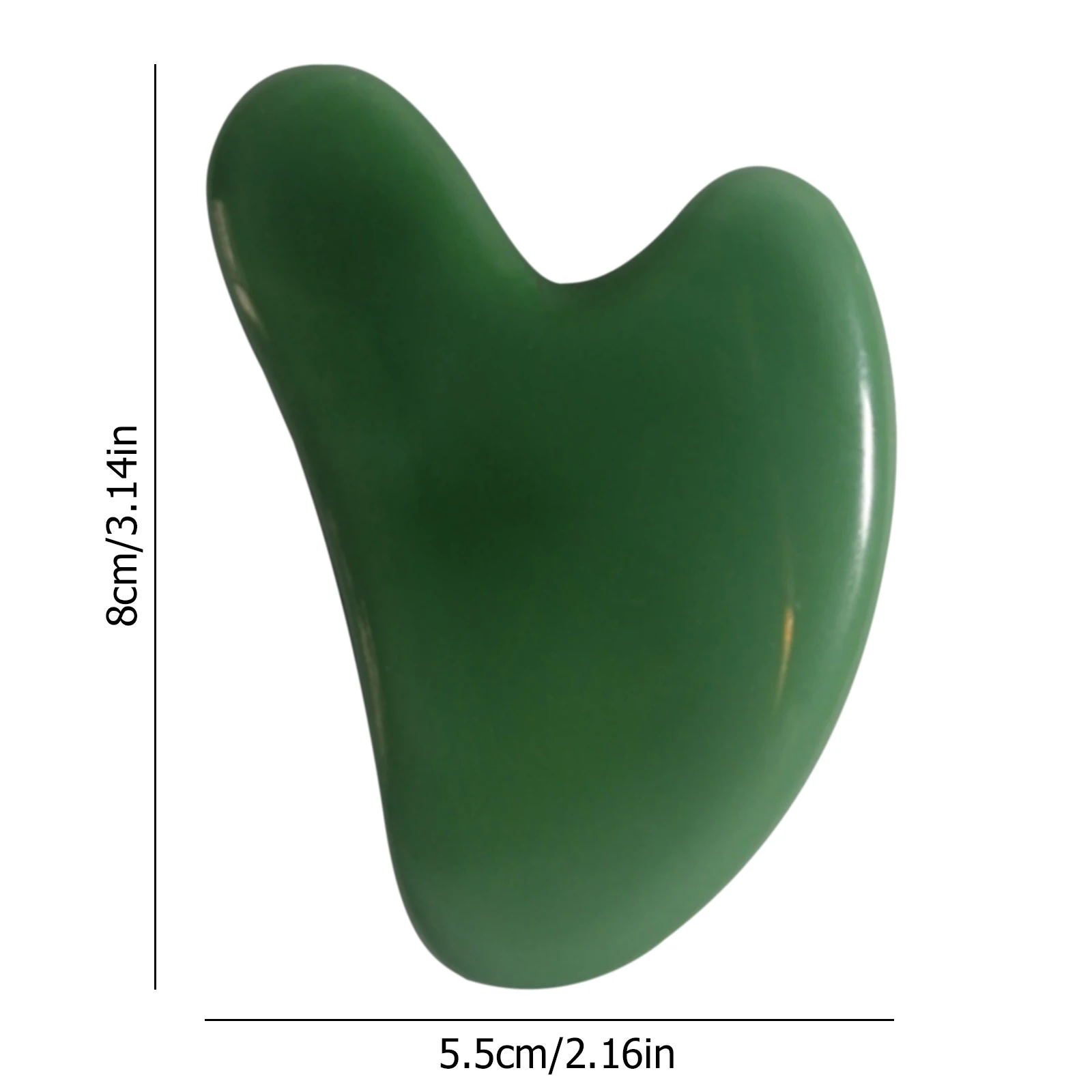 Инструмент для лица Gua Sha Нефритовый камень доска спа-иглоукалывания терапия