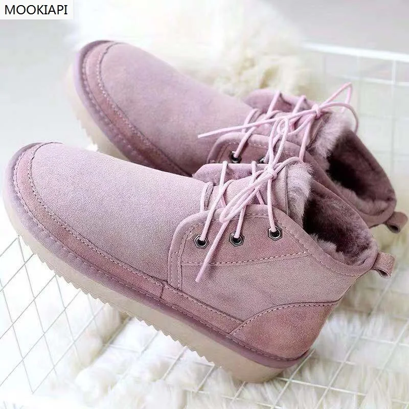 В 2019 году Новейшие европейские высококачественные зимние сапоги короткая