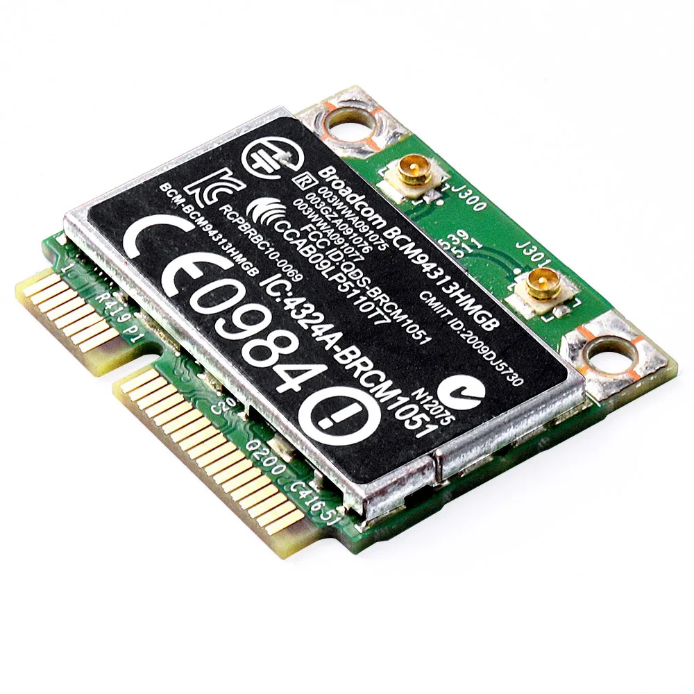 Оригинальная новая карта WLAN BCM94313HMGB для HP Pavilion dv7-6000 dv6-6000 802.11n WiFi + Bluetooth 3 0 600370-001 Mini