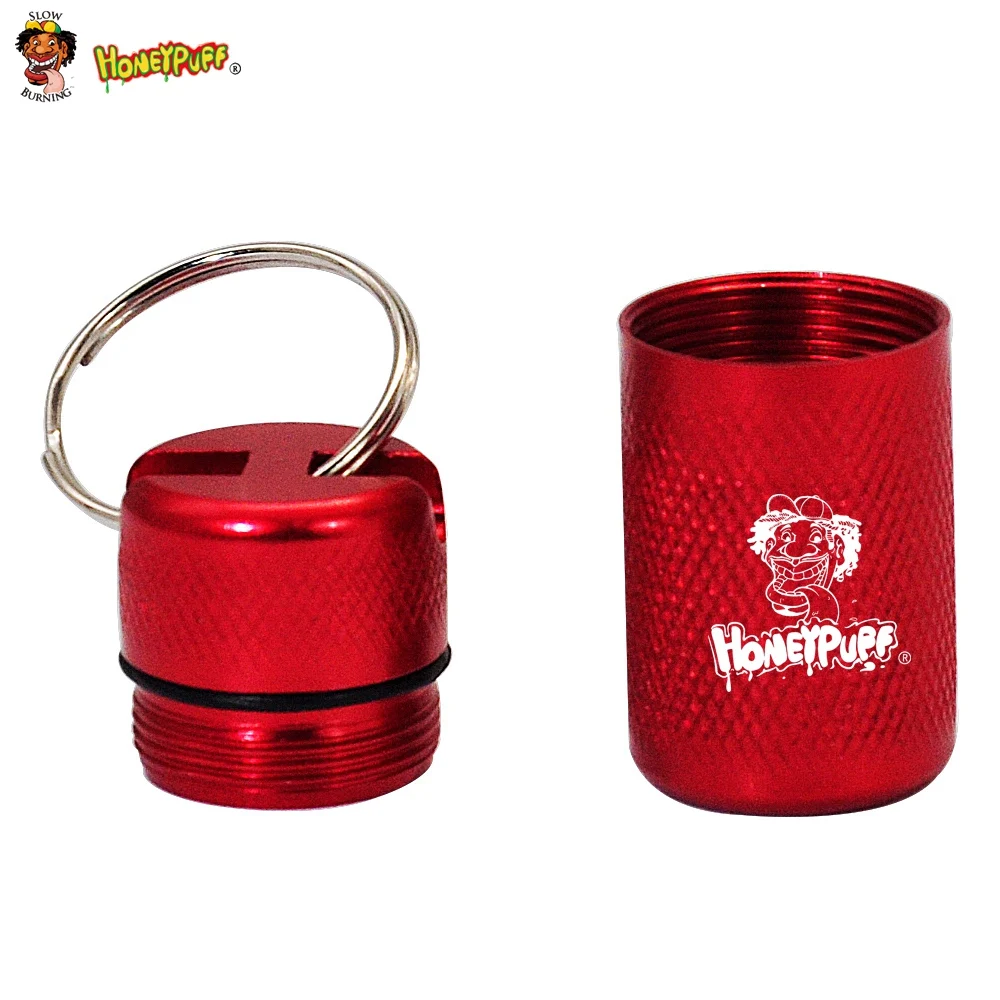HONEYPUFF тайник банка Алюминий табака для хранения брелок контейнер металлический