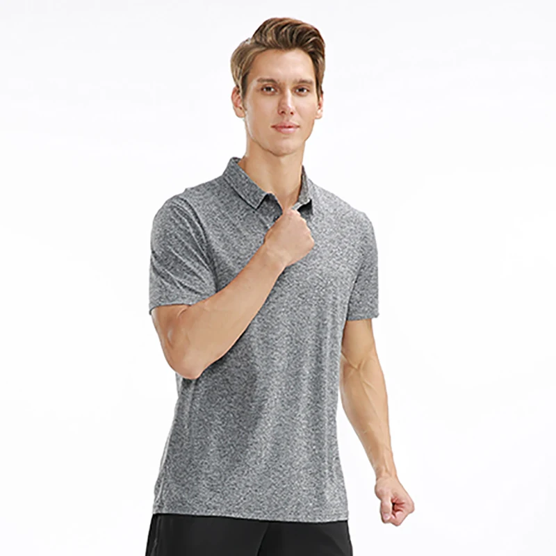 Повседневная черно-белая мужская одежда летняя тонкая поло с коротким рукавом