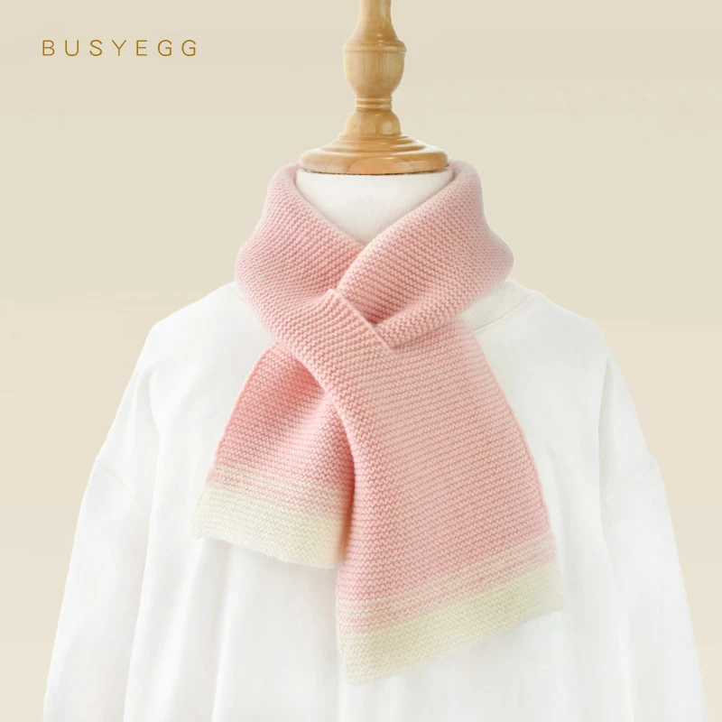 

cute small wool scarves baby pink blue knits winter scarfs boys girls kids soft warm white cashmere scarf children new year gift