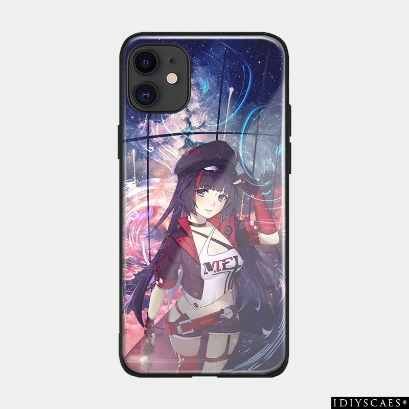 Raiden Mei Honkai ударное стекло Мягкий силиконовый чехол для телефона Apple iPhone 6 6S 7 8 Plus X XR