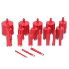 Угловой фрезерный станок M14, отверстие для отверстий, паяная сварка, алмазная насадка, мрамор, керамическая плитка, стена, кирпичные отверстия, рандомные инструменты